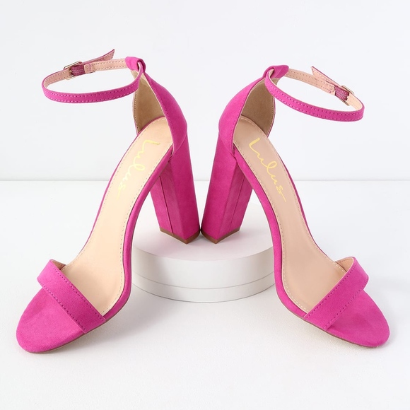 fuchsia heels